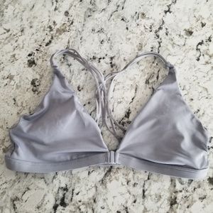 EUC VS Front-closure Gray Sports Bra sz L